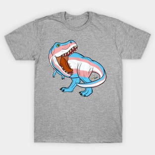 Transosaurus Rex (Scaled) - Transgender Pride T-Shirt